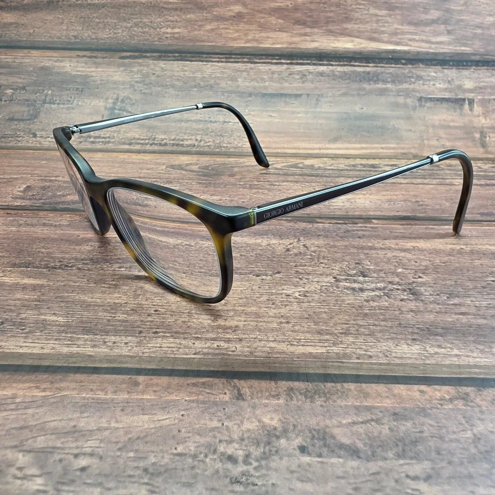 Giorgio Armani AR7112 5089 Matte Tortoise Eyeglass 53-17-140 Italy FRAMES ONLY